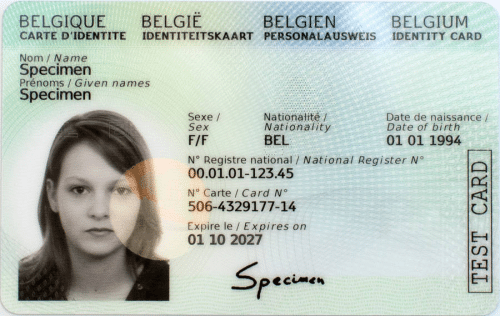 Buy Belgian ID card