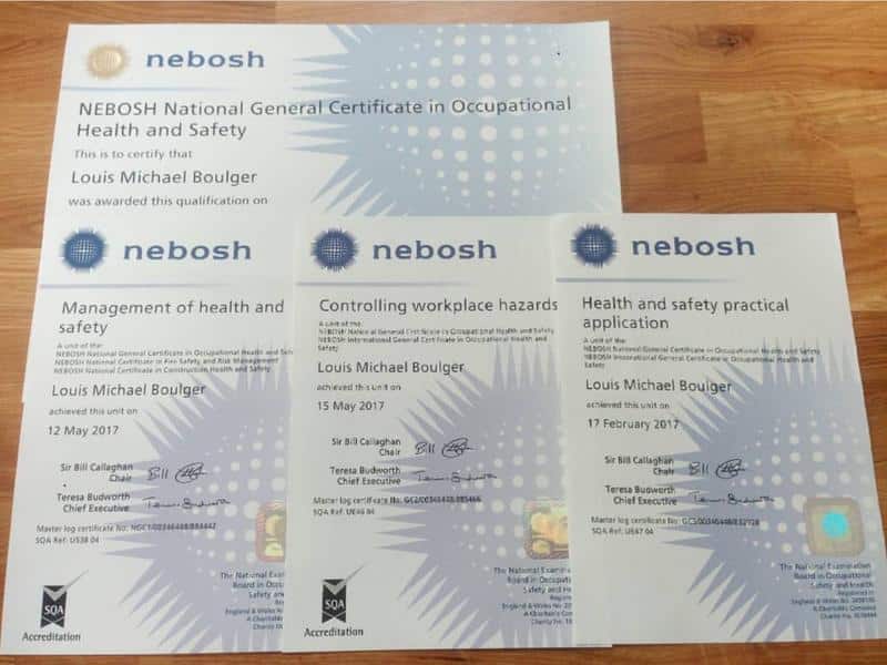 Buy NEBOSH Certificate Without Exam
