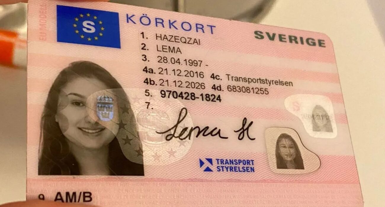 Buy Swedish Driving License registered in Transportsystemet