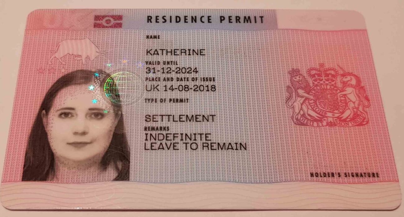 Buy UK Permanent Residence Card Online