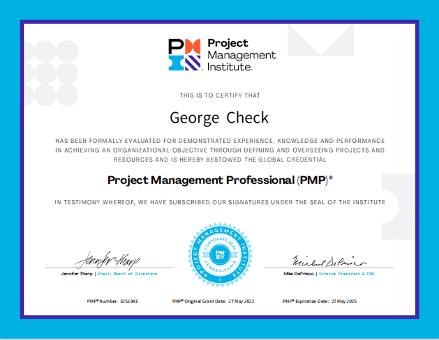 How to get a PMP certificate without taking the exam